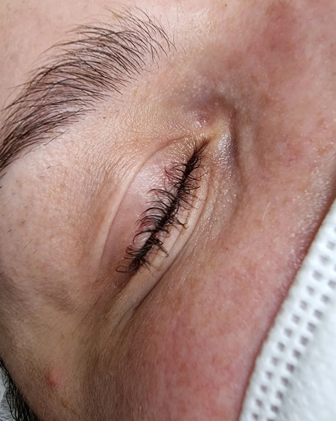 Burned lashes — ciglia danneggiate da laminazione sbagliata, Lena Lashes Milano