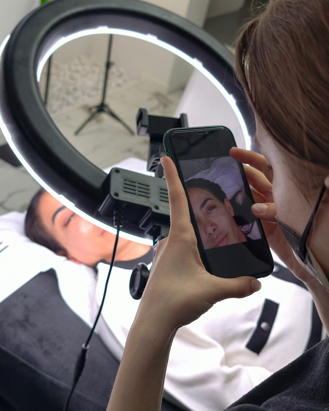 Risultato extension ciglia volume 4D-5D-6D realizzato durante il corso, Lena Lashes Academy Milano