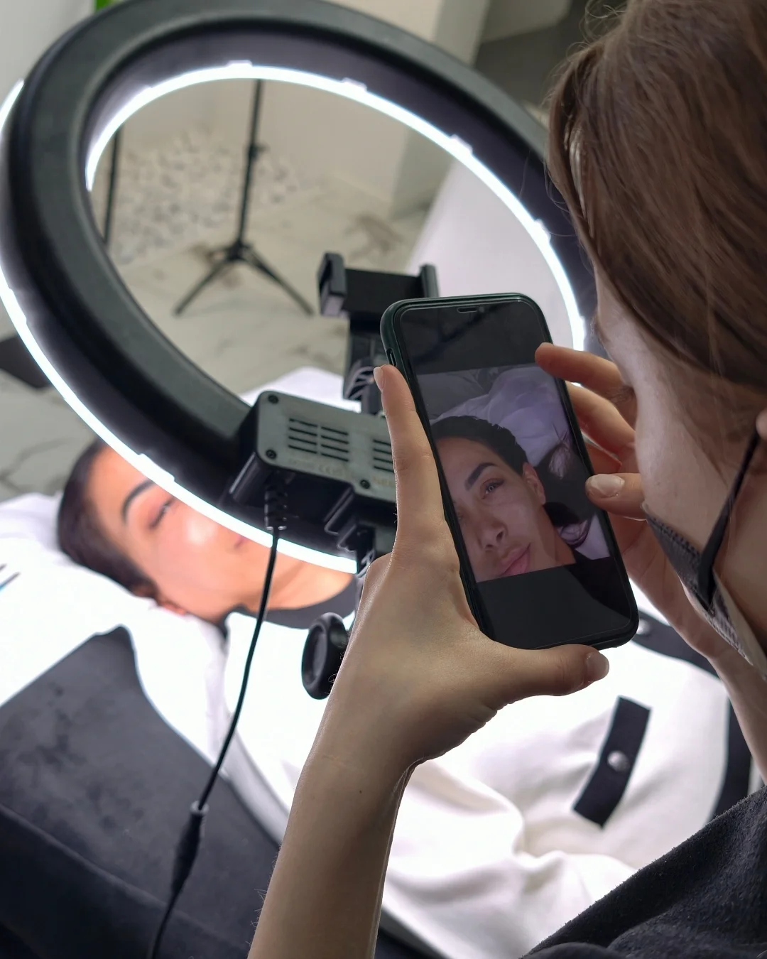 Risultato extension ciglia volume 4D-5D-6D realizzato durante il corso, Lena Lashes Academy Milano