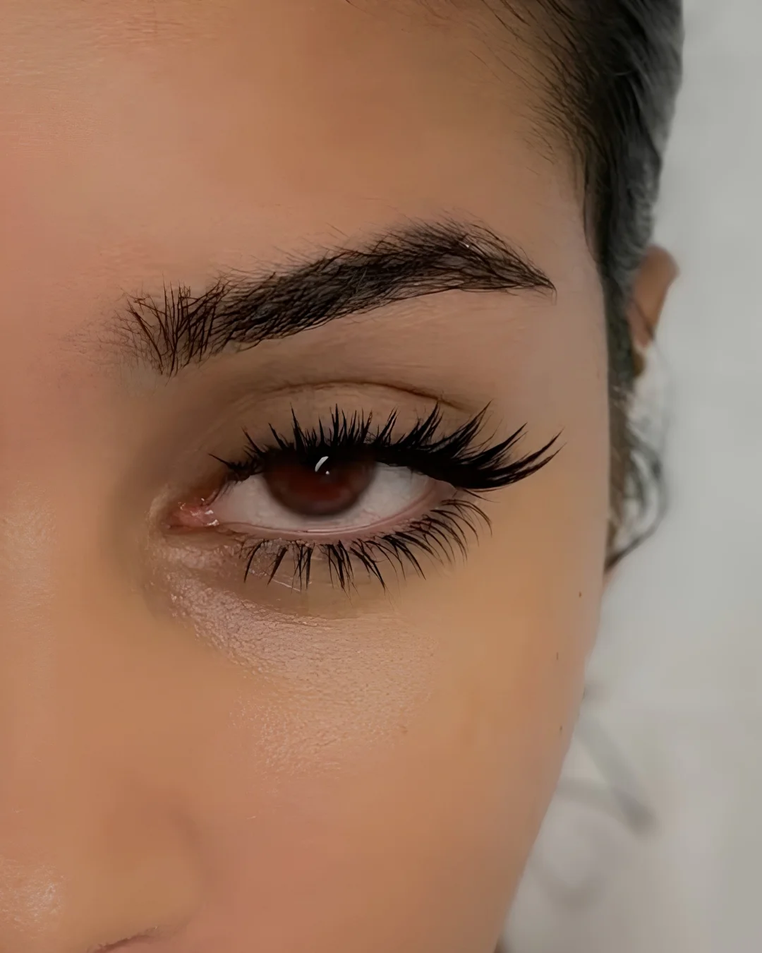 Extension ciglia inferiori — sguardo incorniciato, studio Lena Lashes Milano