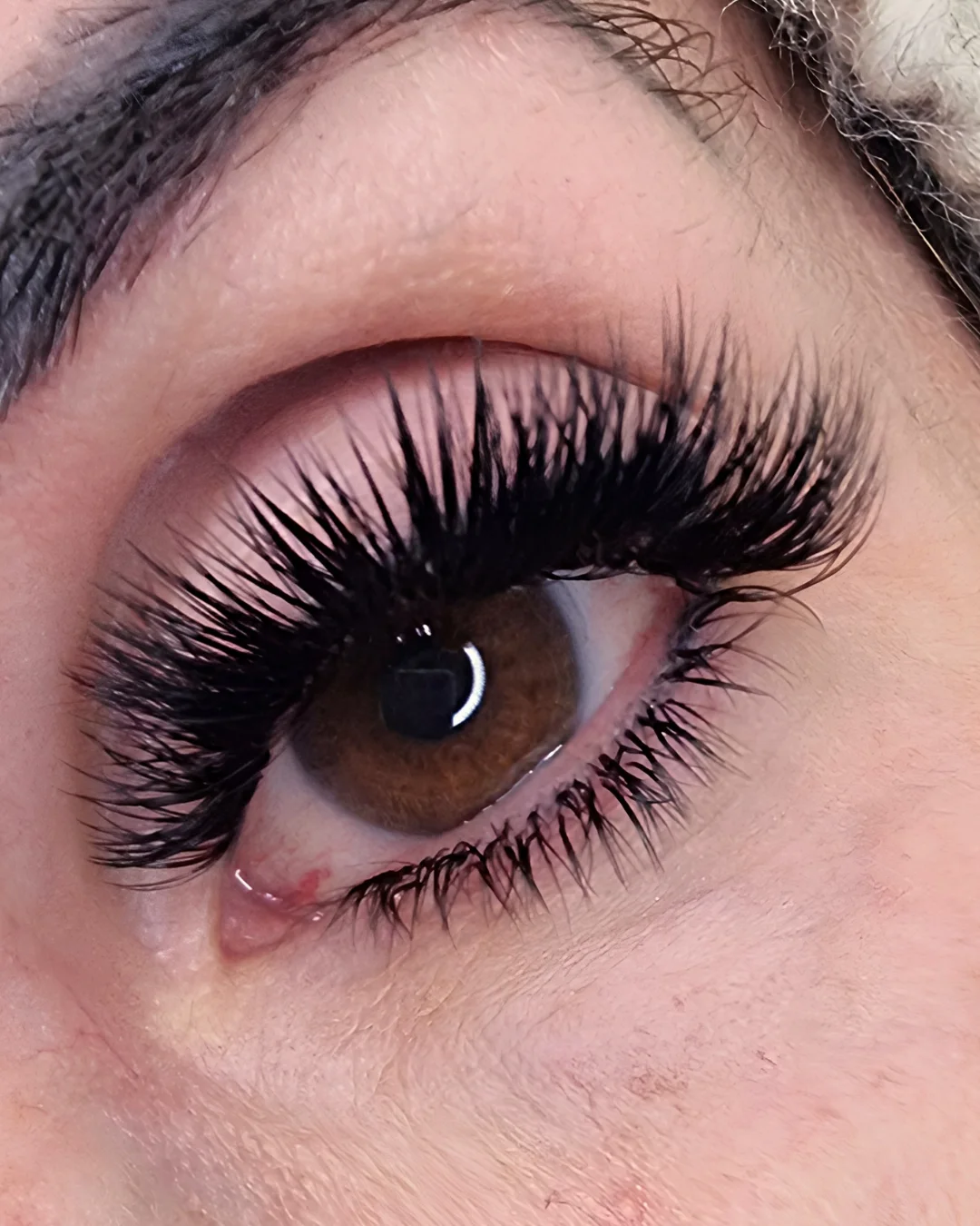 Extension ciglia inferiori Milano — completamento impianto Lena Lashes