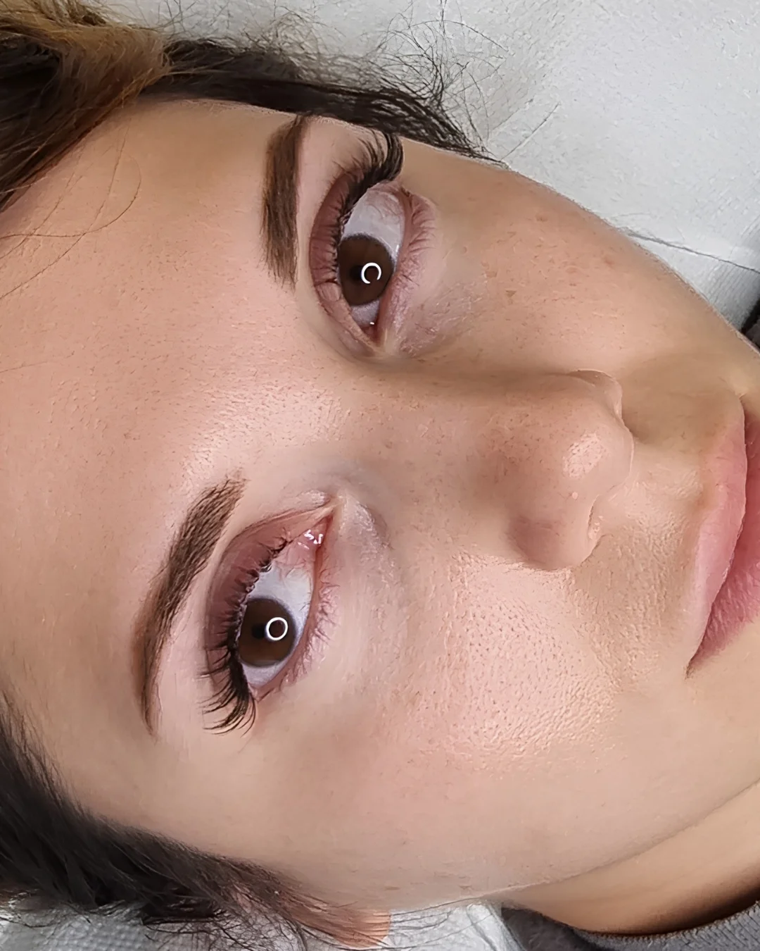 Refill extension ciglia one to one risultato — studio Lena Lashes Milano