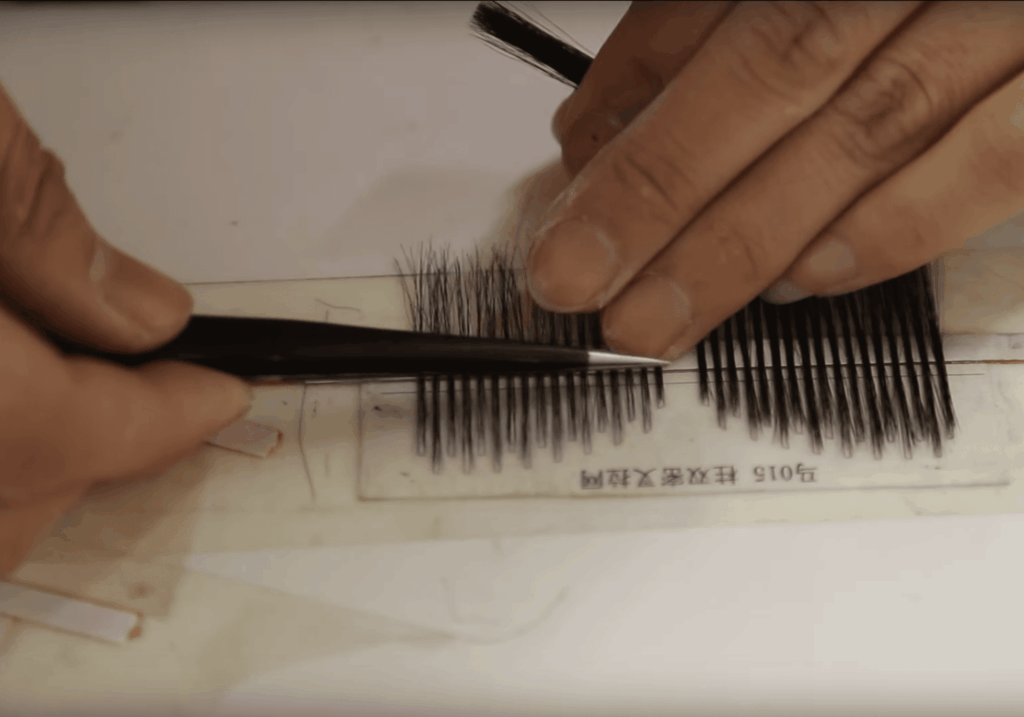 produzione, manifattura extension ciglia