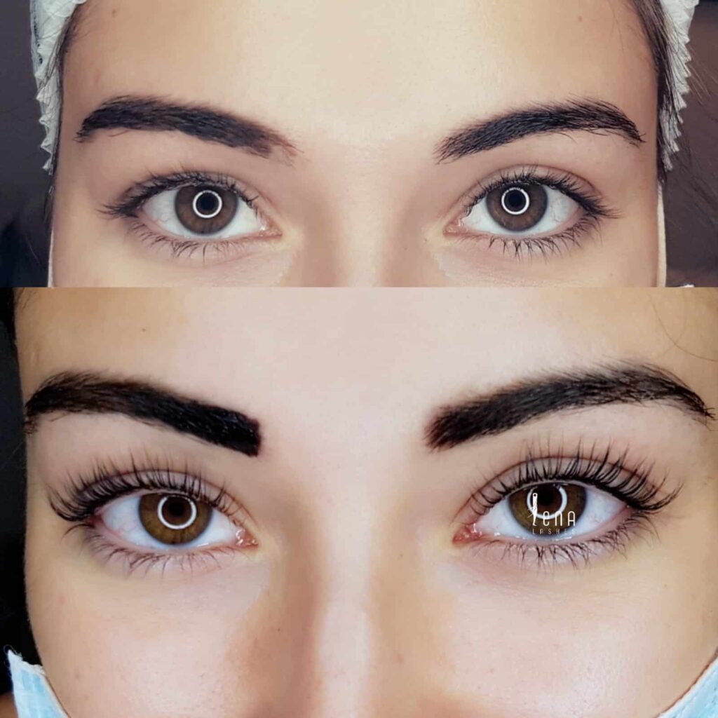prima e dopo laminazione