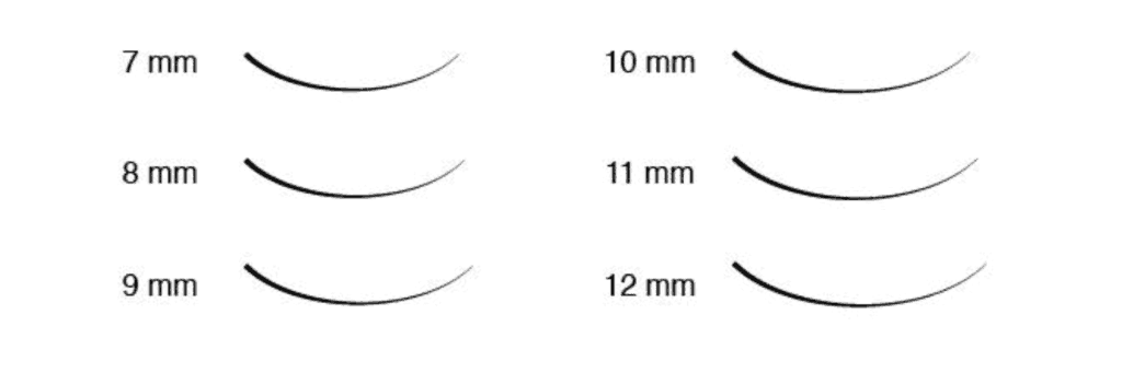lunghezze extension ciglia