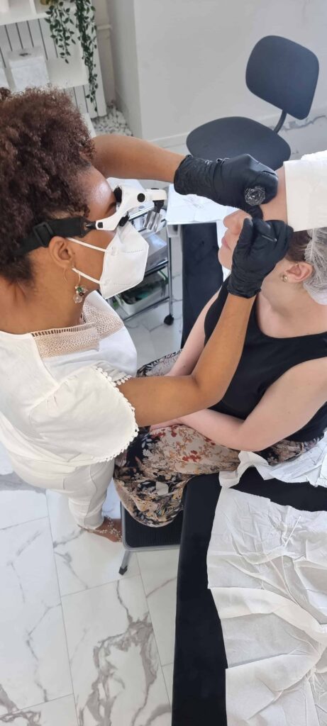 laminazione ciglia incinta, in gravidanza